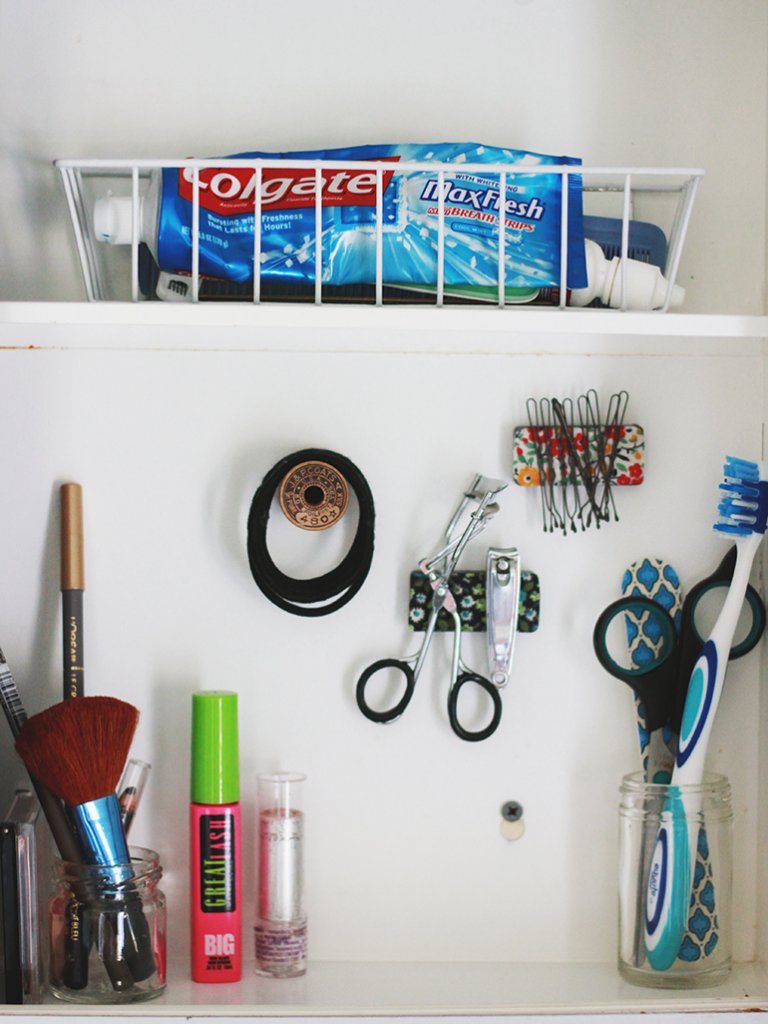 Bathroom Cabinet Organization Ideas 