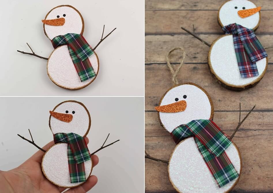 DIY Snowman Ornament Ideas