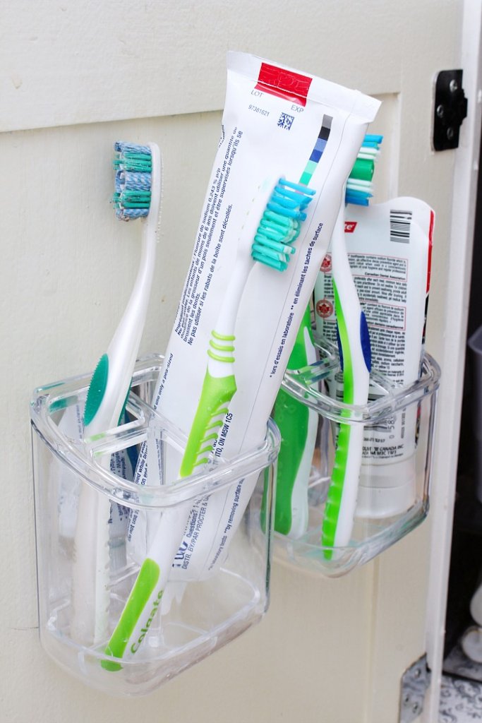 Bathroom Cabinet Door Organization Hacks