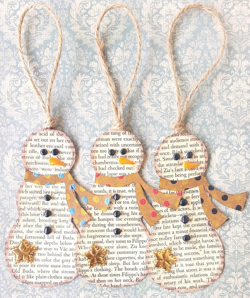 DIY Snowman Ornament Ideas