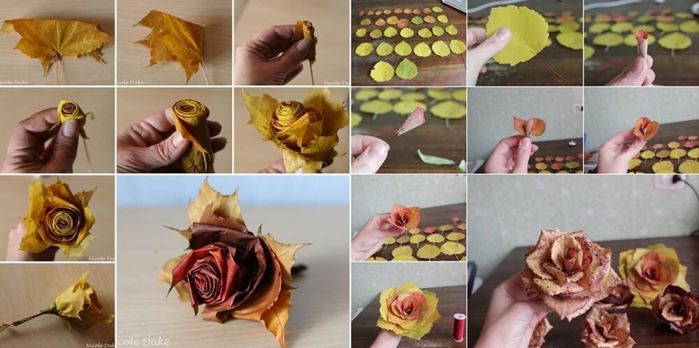 diy fall leaf crafts 