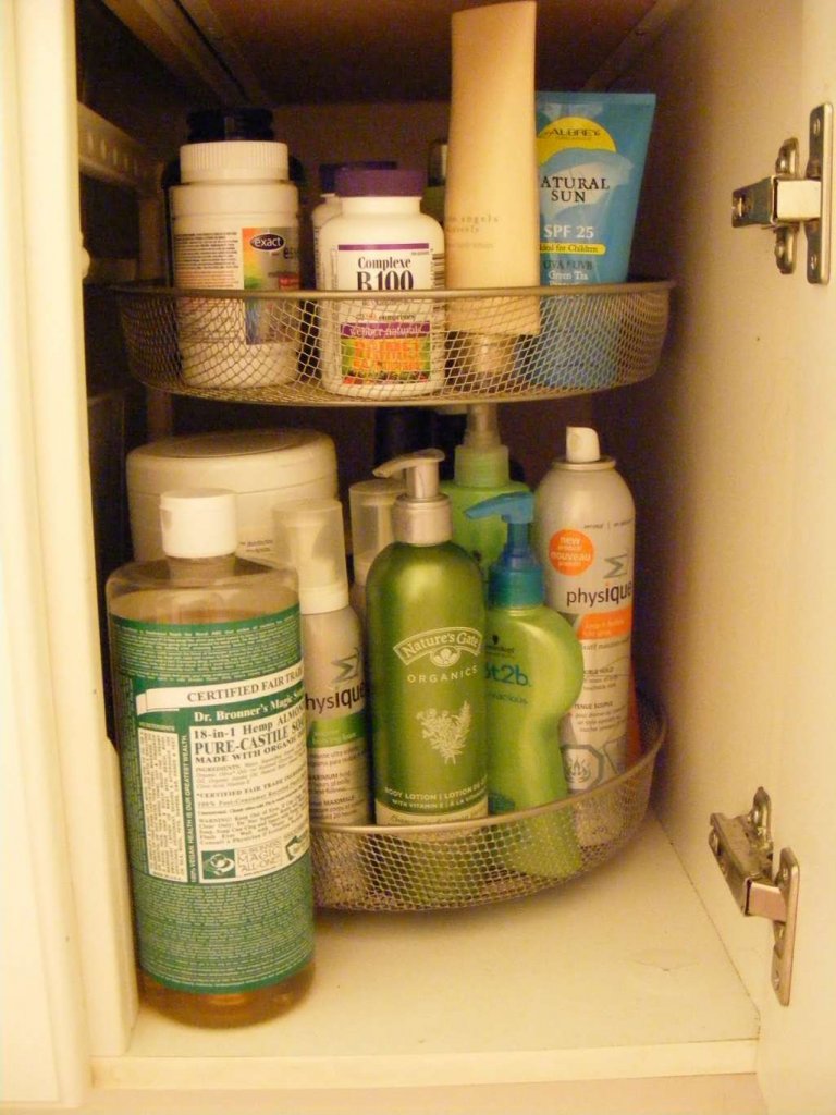 Bathroom Cabinet Organization Ideas 