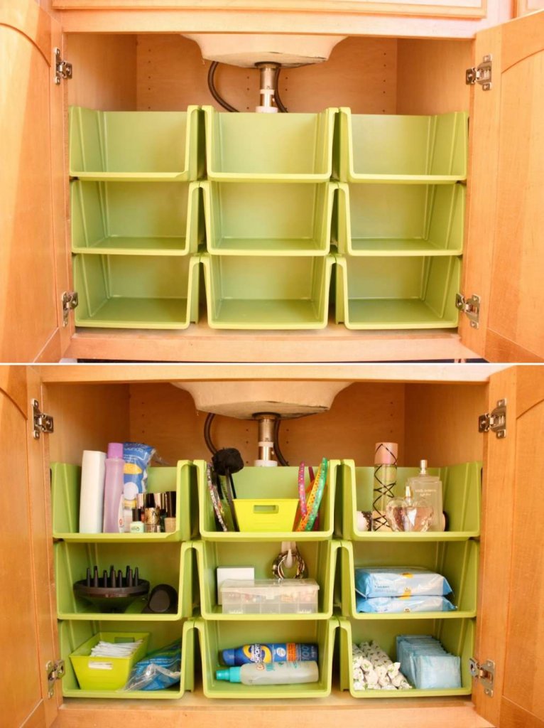 Bathroom Cabinet Organization Ideas 