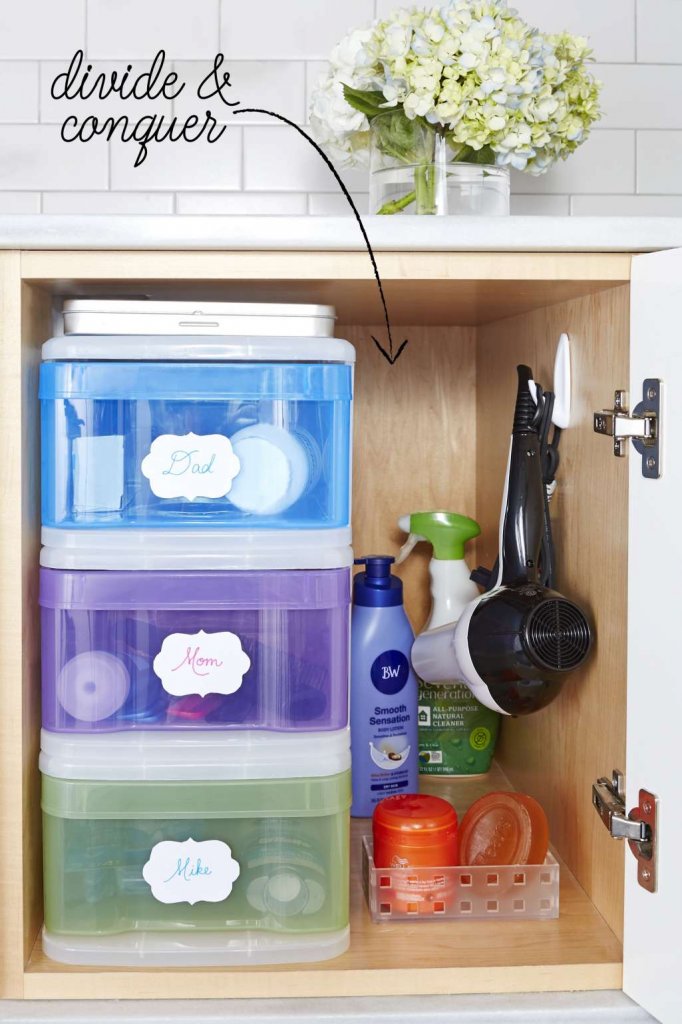 Bathroom Cabinet Organization Ideas 