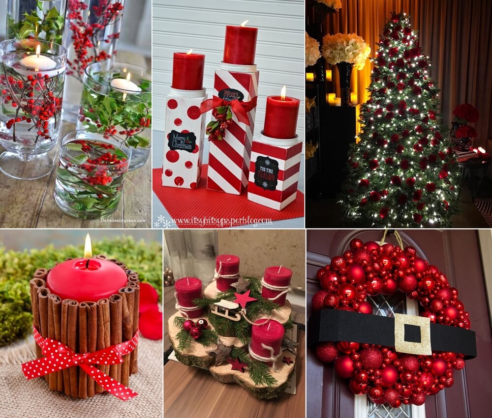 Red Christmas Decor Ideas 