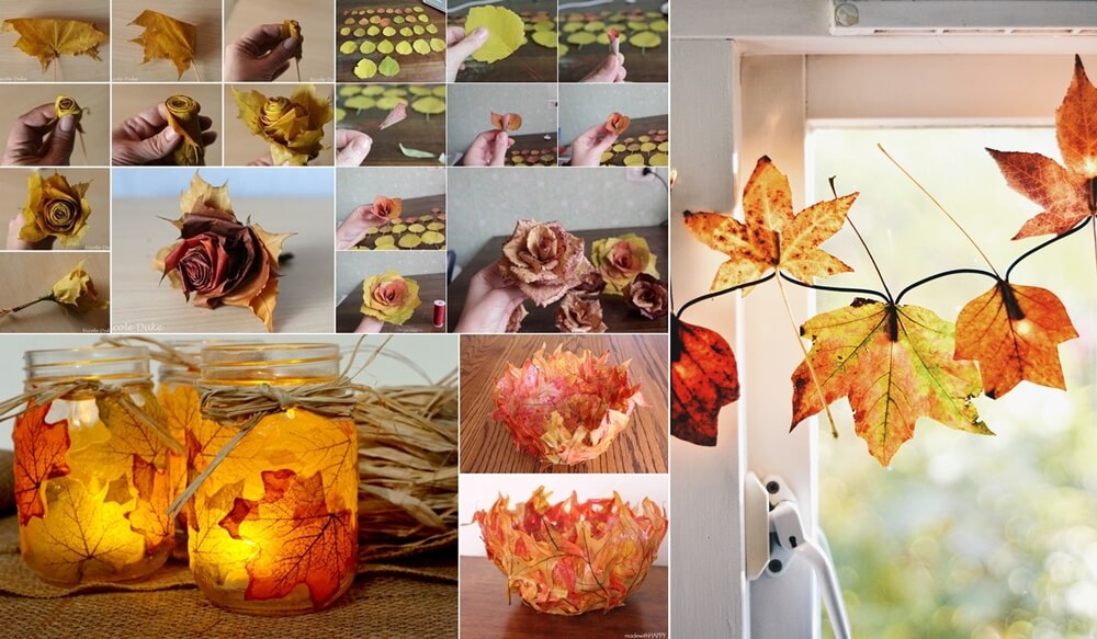 diy fall leaf crafts 