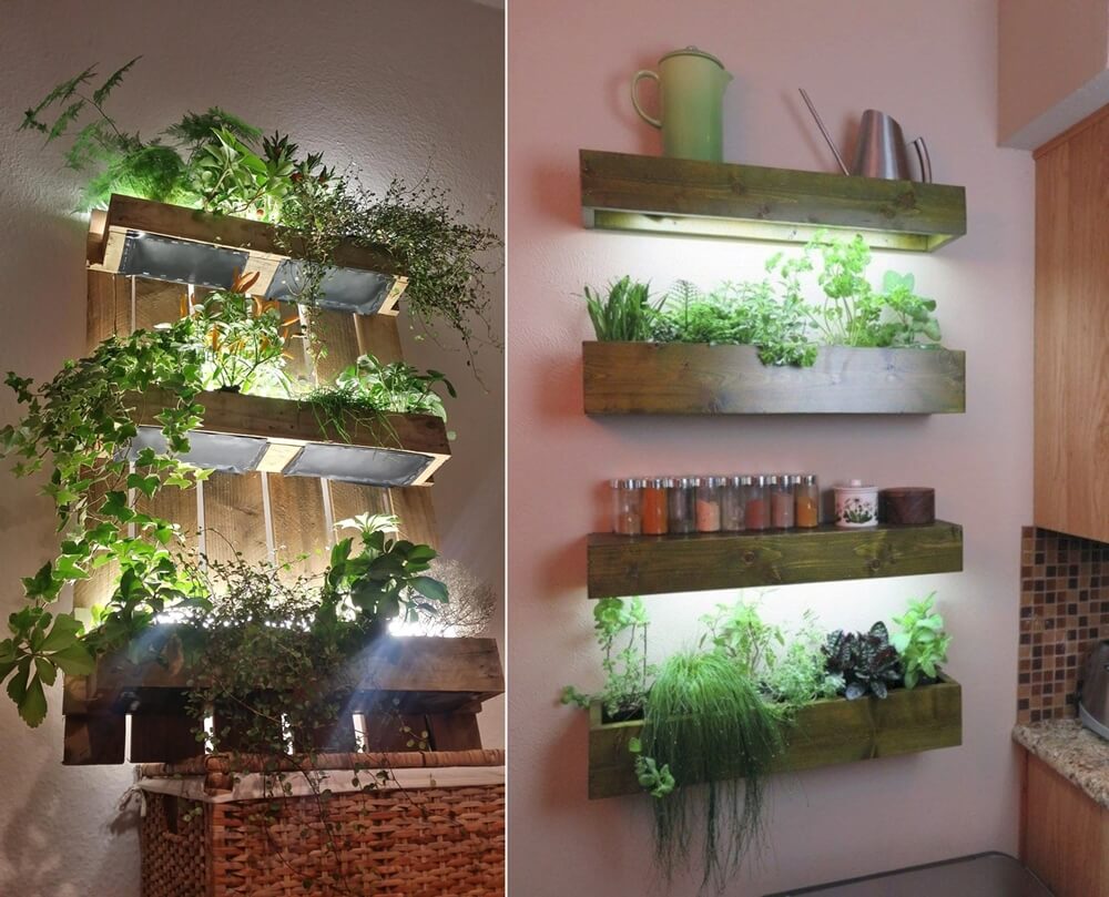 Indoor Kitchen Herb Gardens 