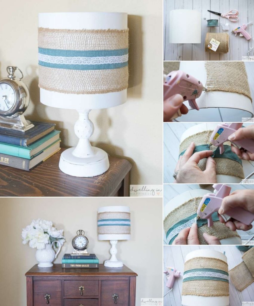 DIY Lampshade Makeover Ideas 