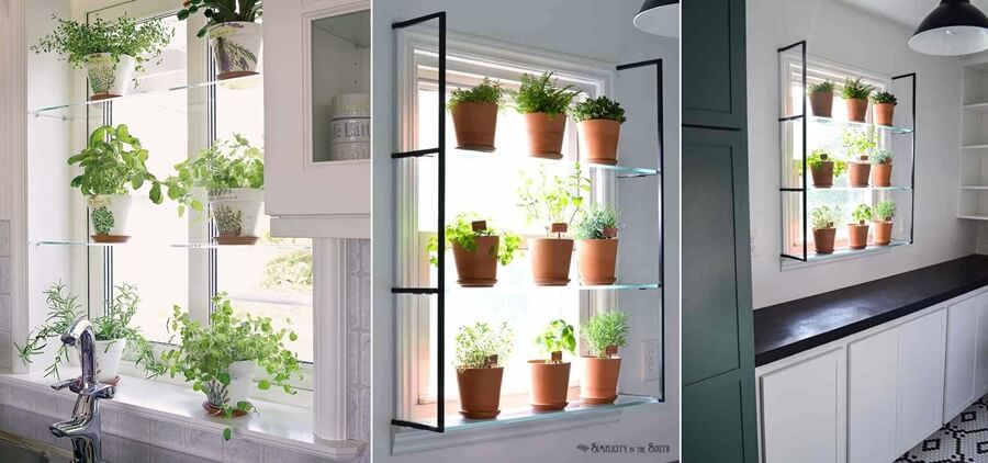 Indoor Kitchen Herb Gardens 