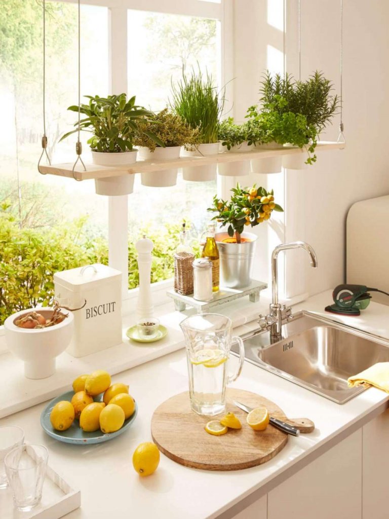 Indoor Kitchen Herb Gardens 