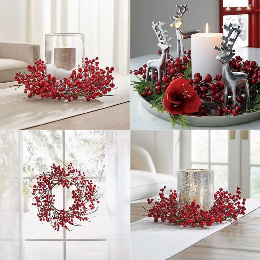 Christmas Decor Ideas with Berries