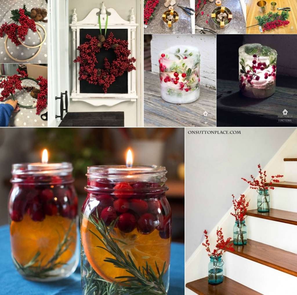 Christmas Decor Ideas with Berries