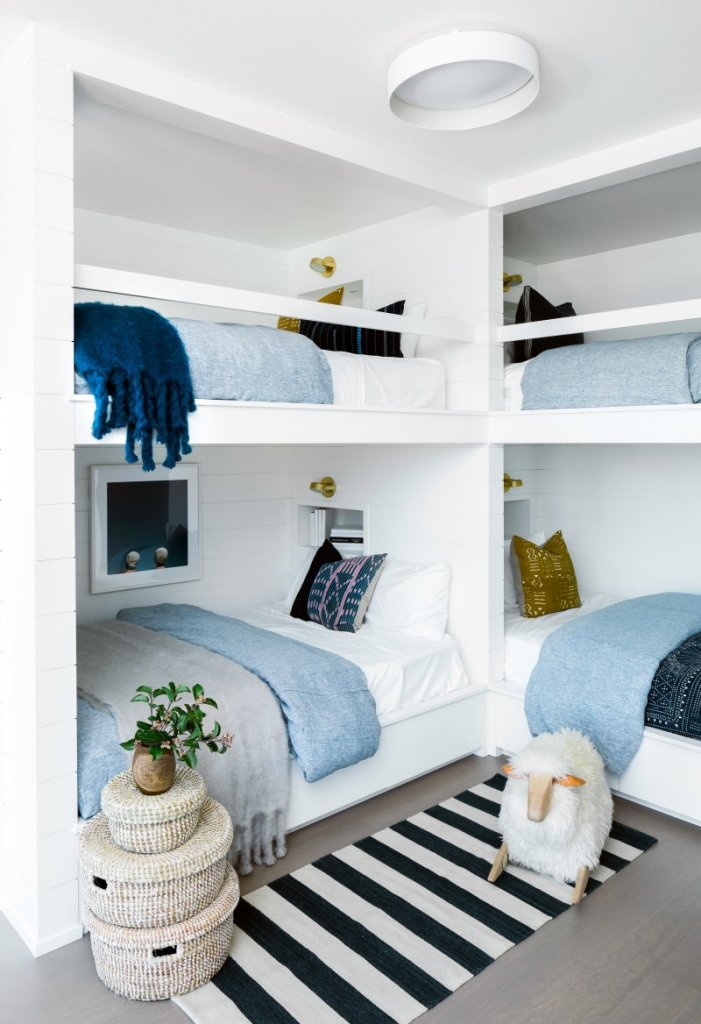 Modern Kids Bedroom Designs with Bunk Beds