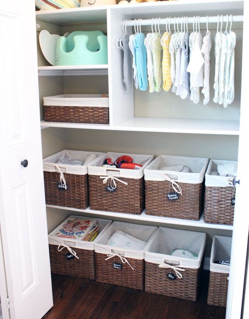 Kids Closet Organization 