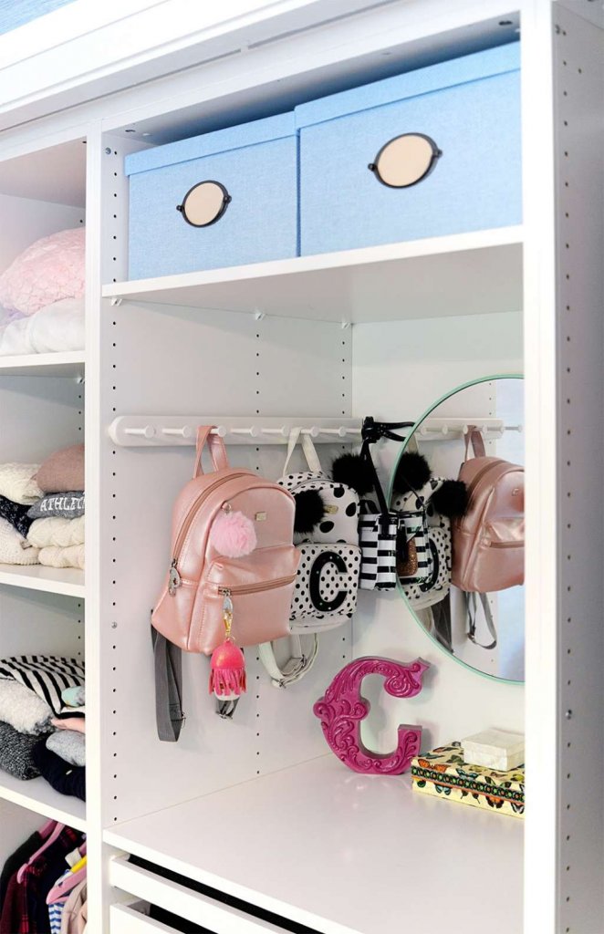 Kids Closet Organization 