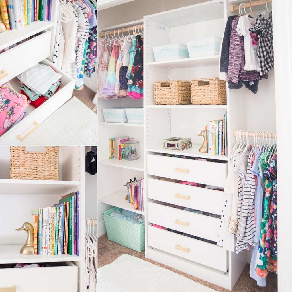 Kids Closet Organization 