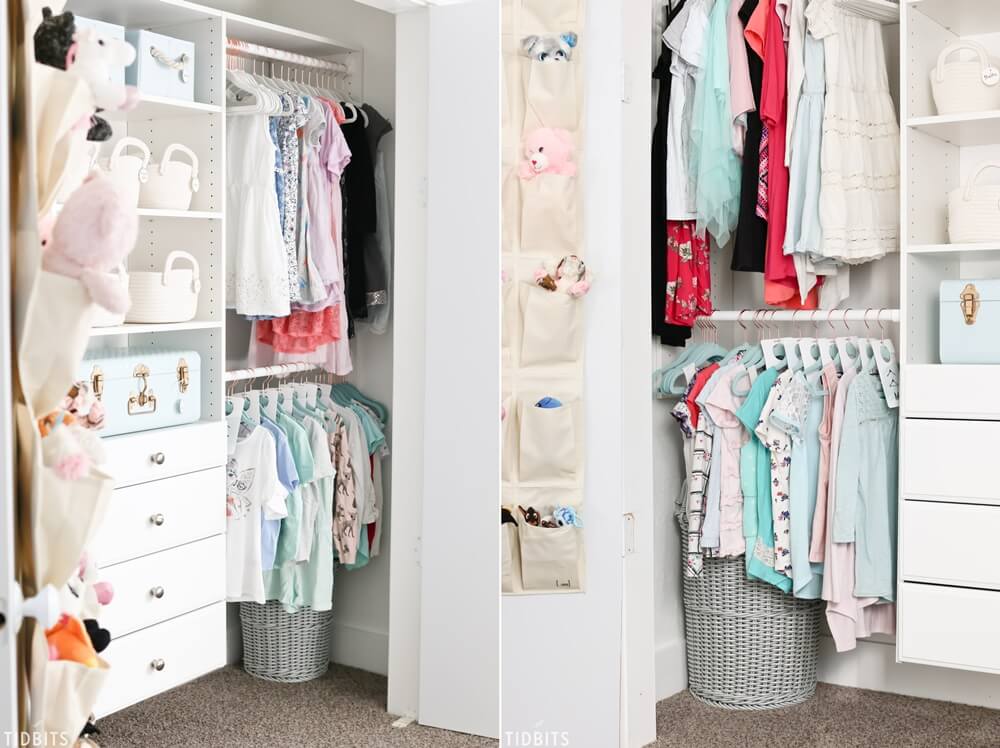 Kids Closet Organization