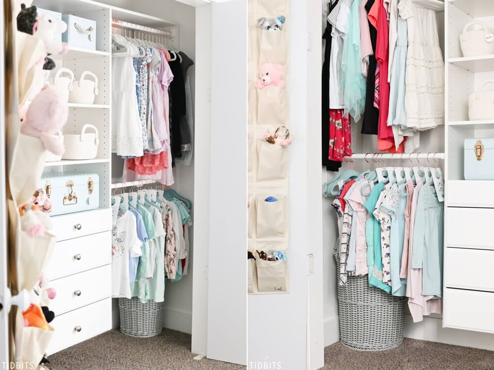 Kids Closet Organization 