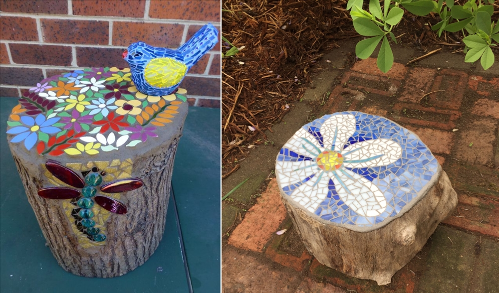 DIY Mosaic Garden Decor