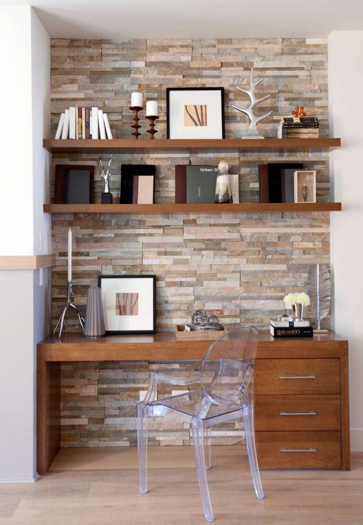 Home Office Accent Wall Ideas