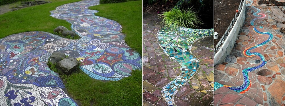 DIY Mosaic Garden Decor 