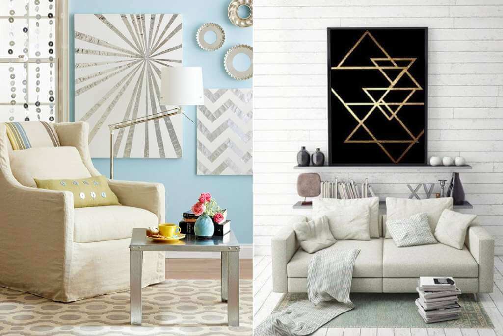 Metallic Decor Ideas for Living Room