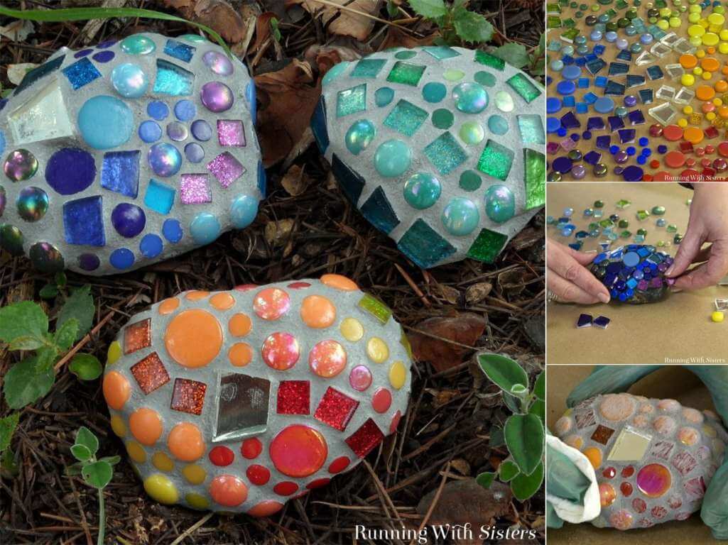 DIY Mosaic Garden Decor 