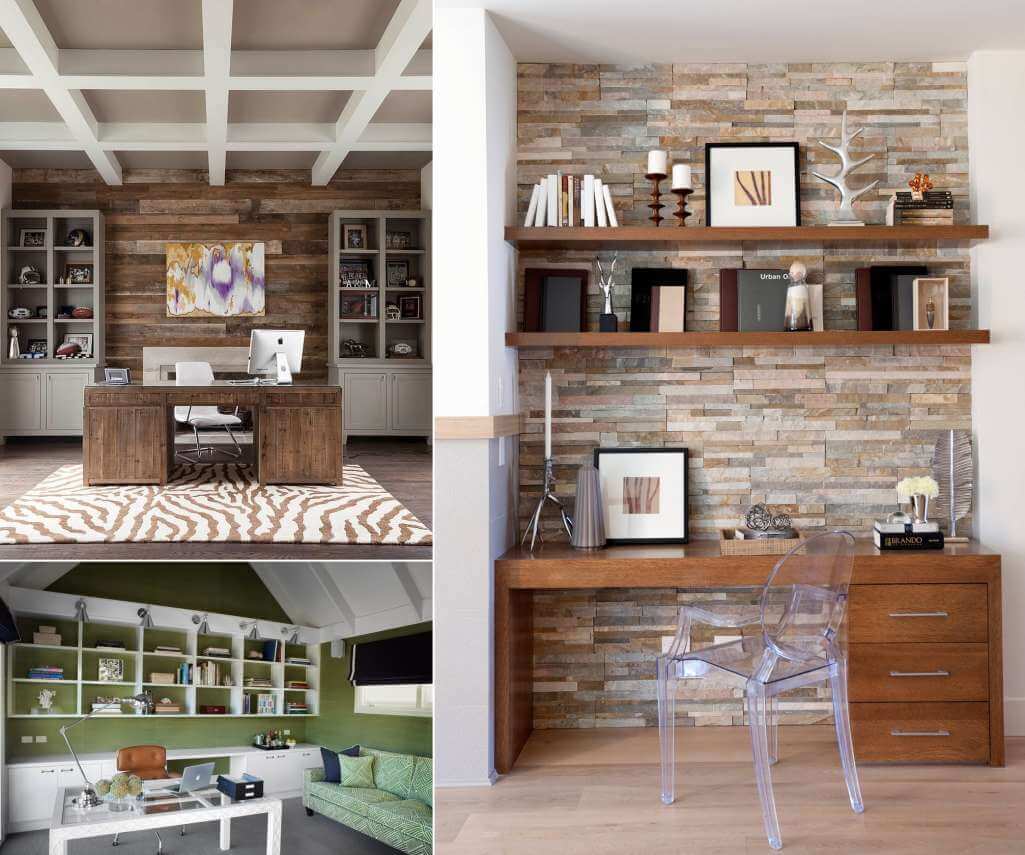 Home Office Accent Wall Ideas