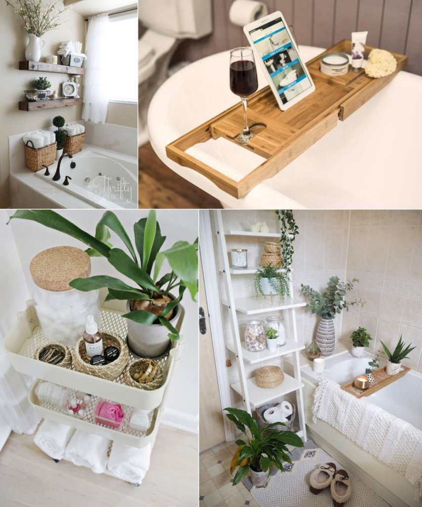 Bathtub Storage Ideas