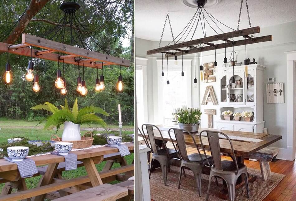 diy rustic chandeliers 