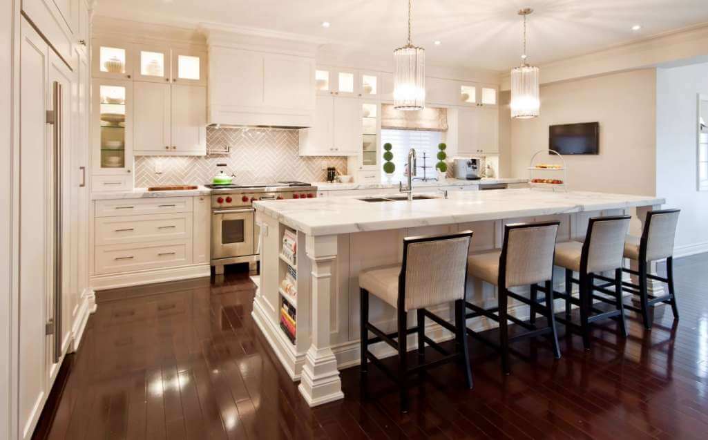 Long Kitchen Island