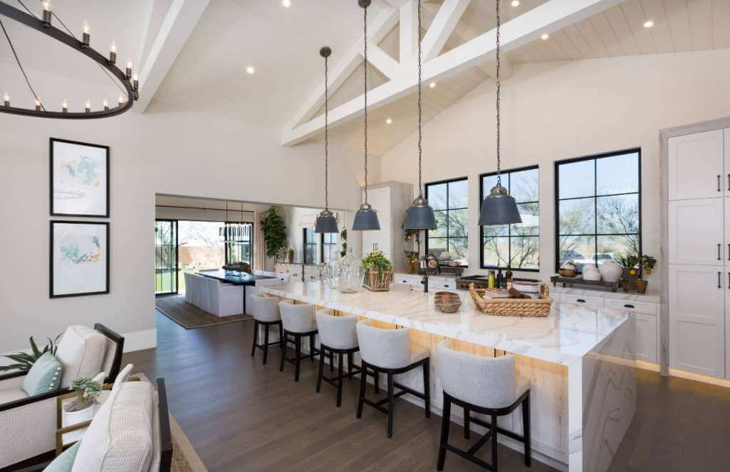 Long Kitchen Island