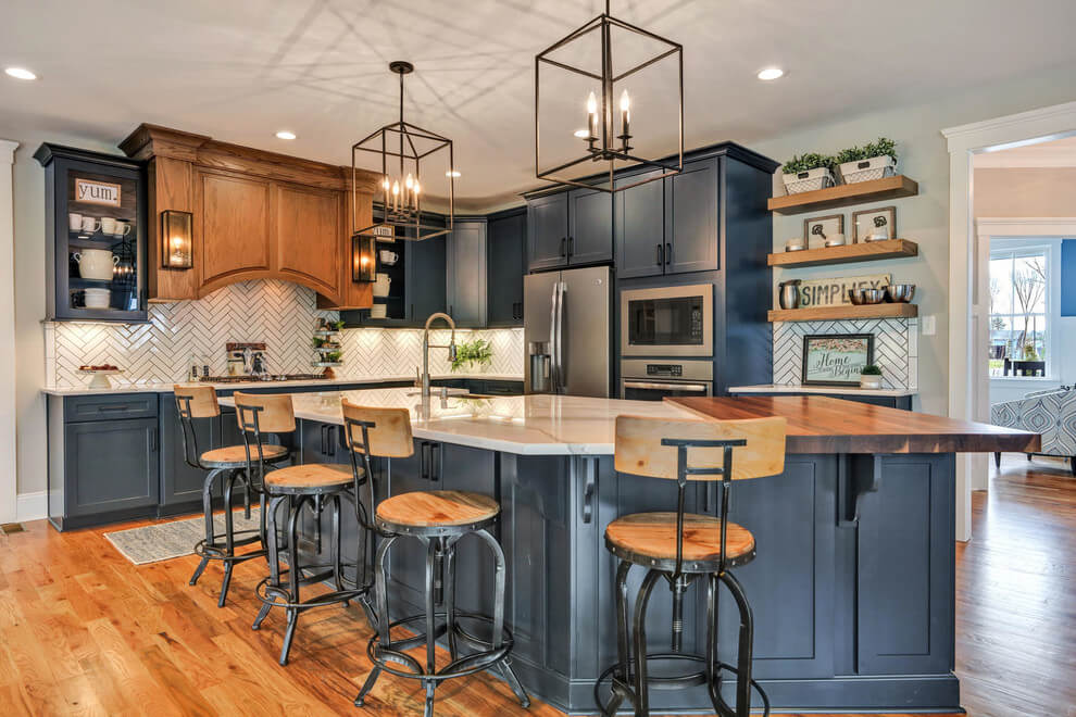 Long Kitchen Island