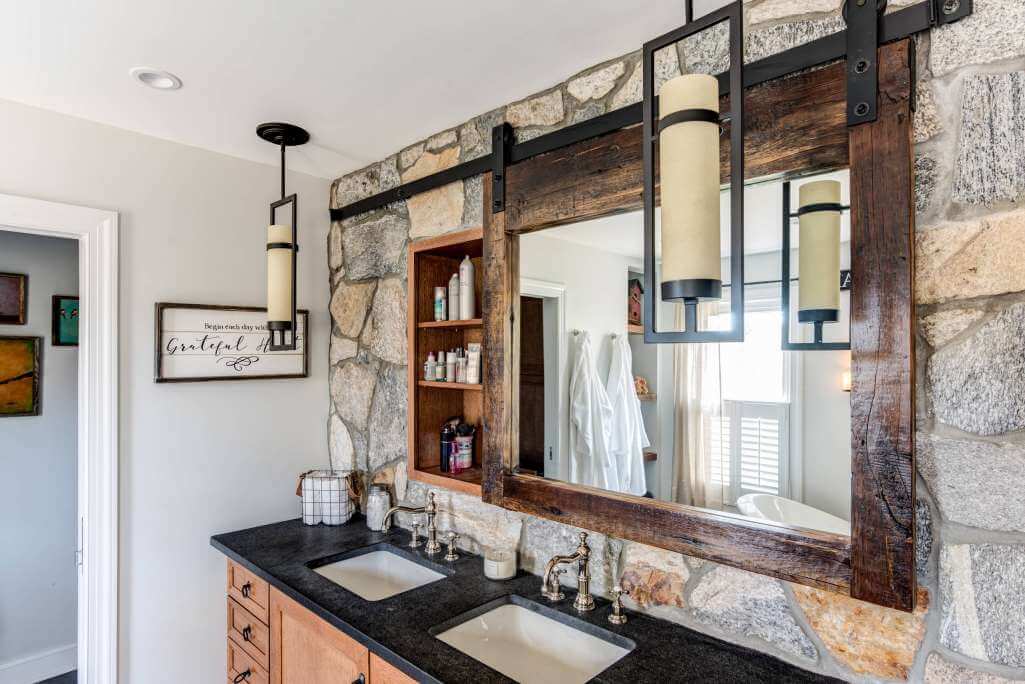 statement bathroom mirrors