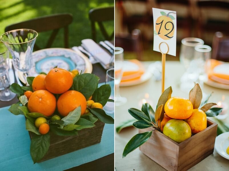 Citrus Centrepiece Ideas