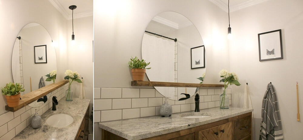 statement bathroom mirrors