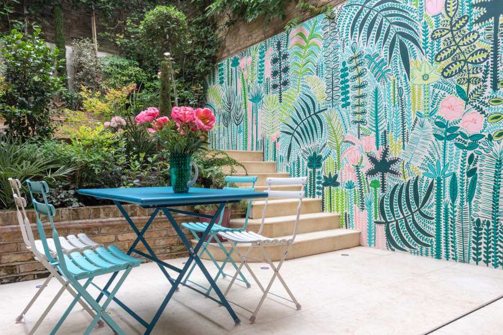 DIY Outdoor Wall Mural Ideas