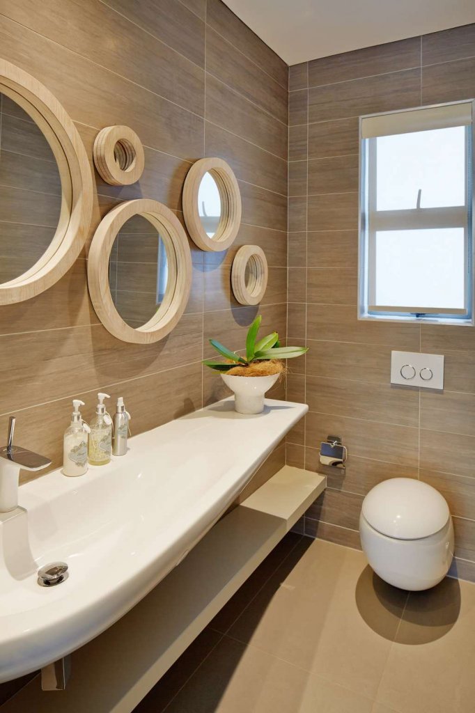 statement bathroom mirrors