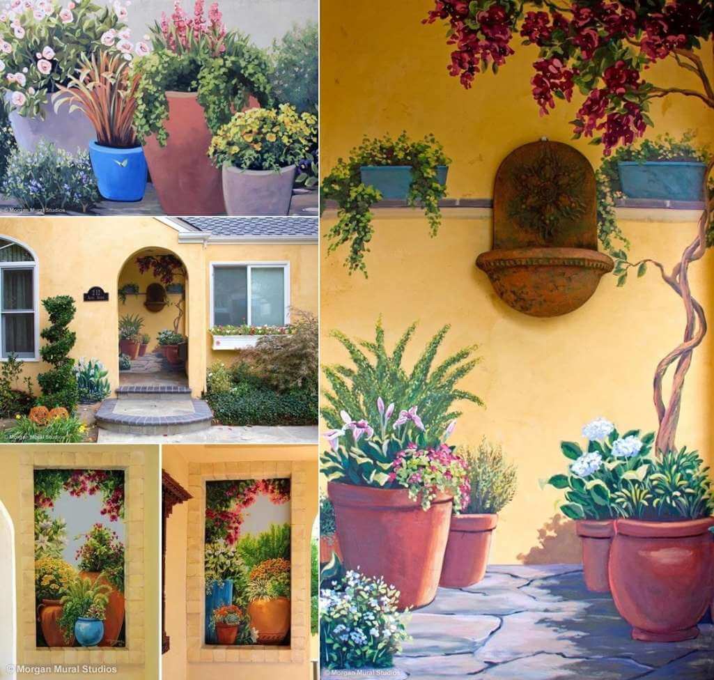 DIY Outdoor Wall Mural Ideas