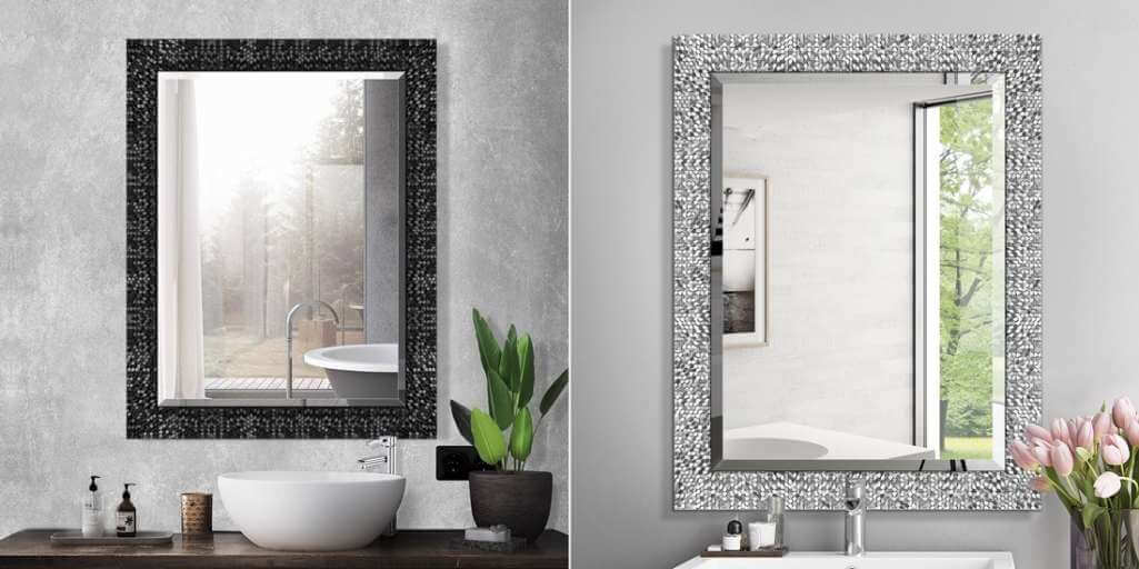 statement bathroom mirrors