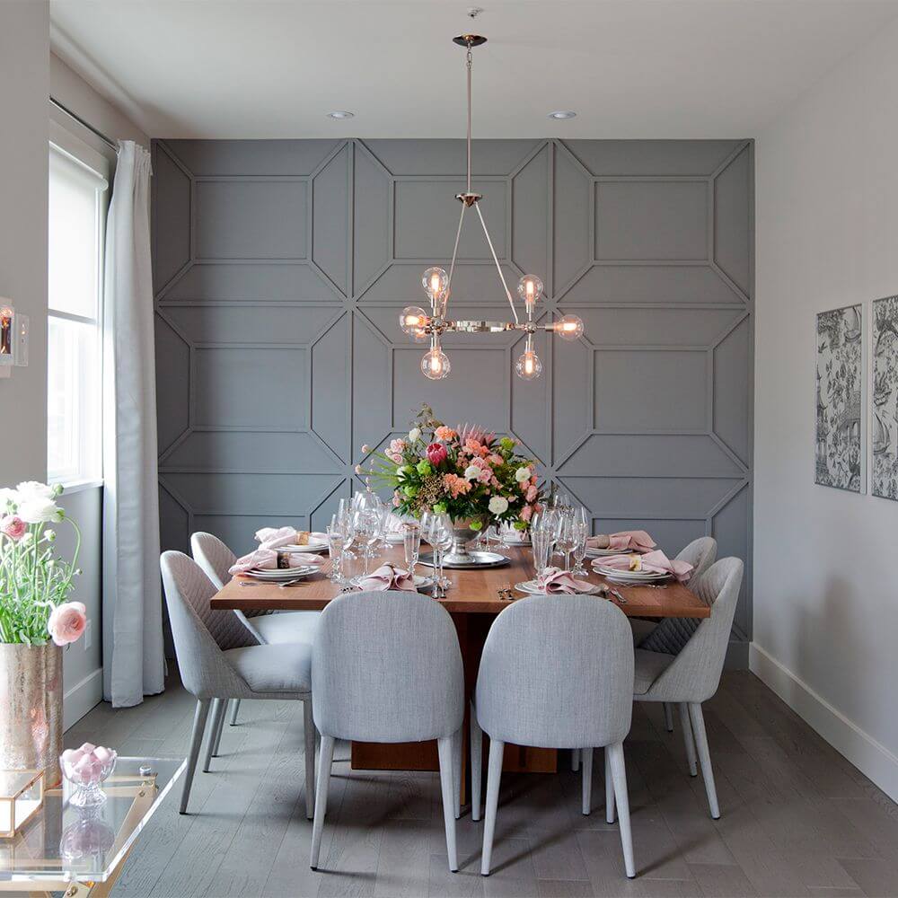 dining room accent wall