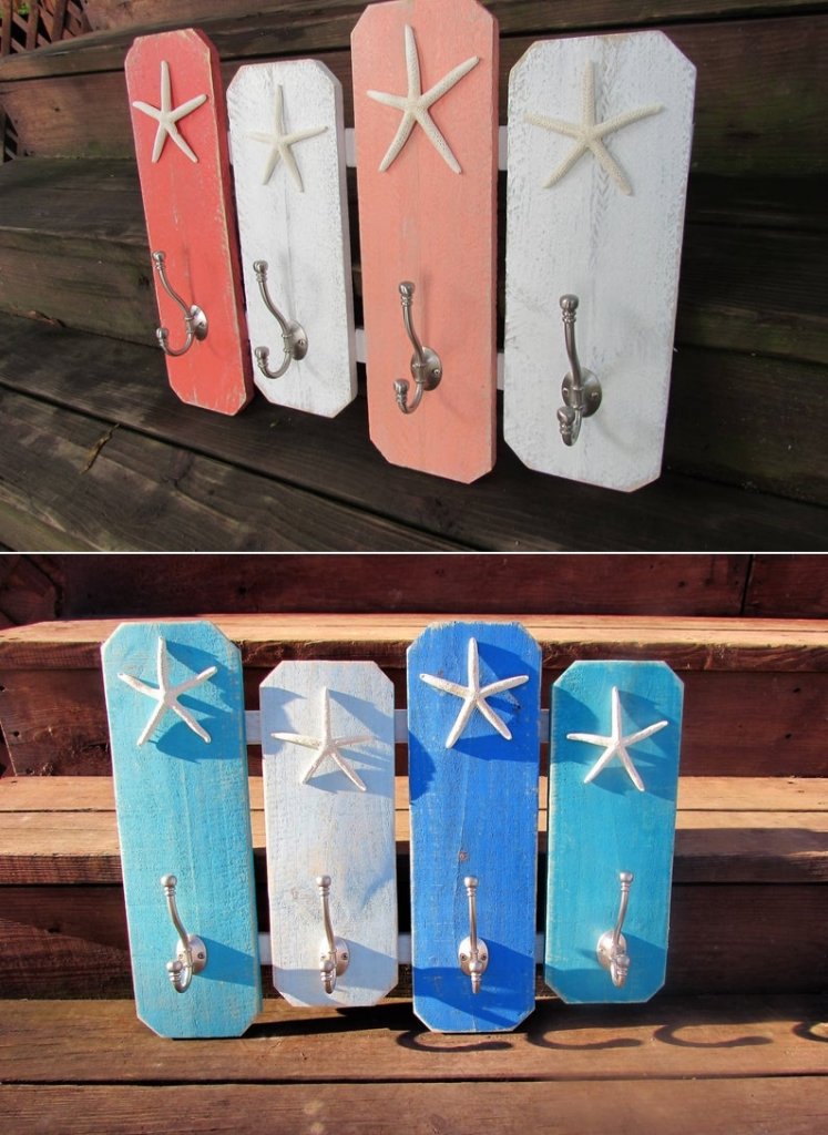 DIY Coastal Coat Rack Ideas