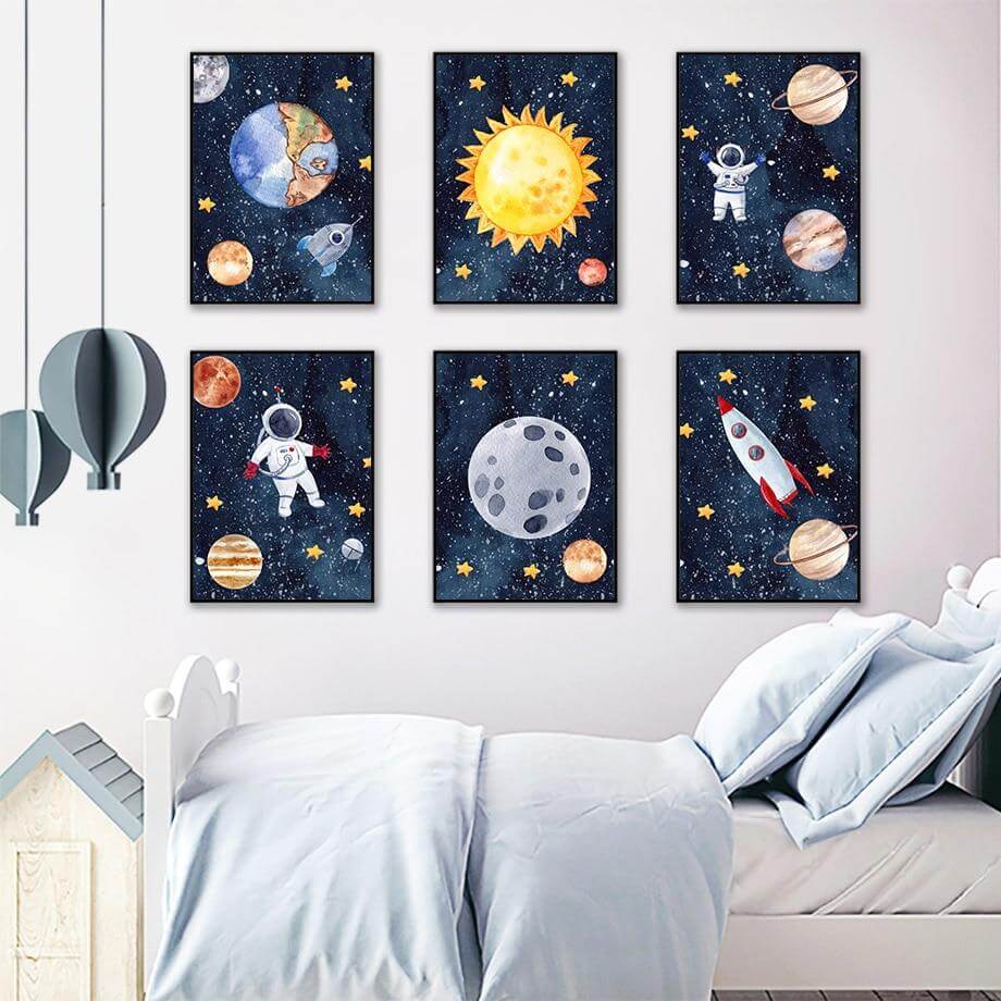 galaxy inspired home decor ideas