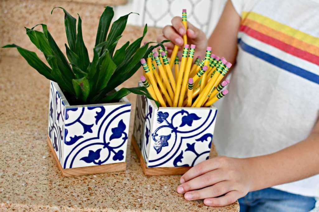 diy pencil holder 