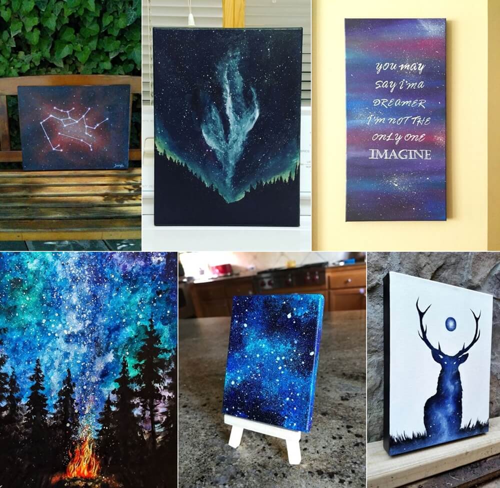 galaxy inspired home decor ideas