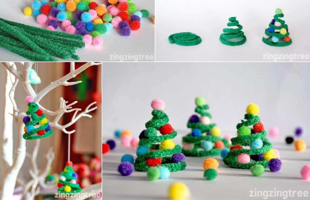 pipe cleaner christmas decorations 