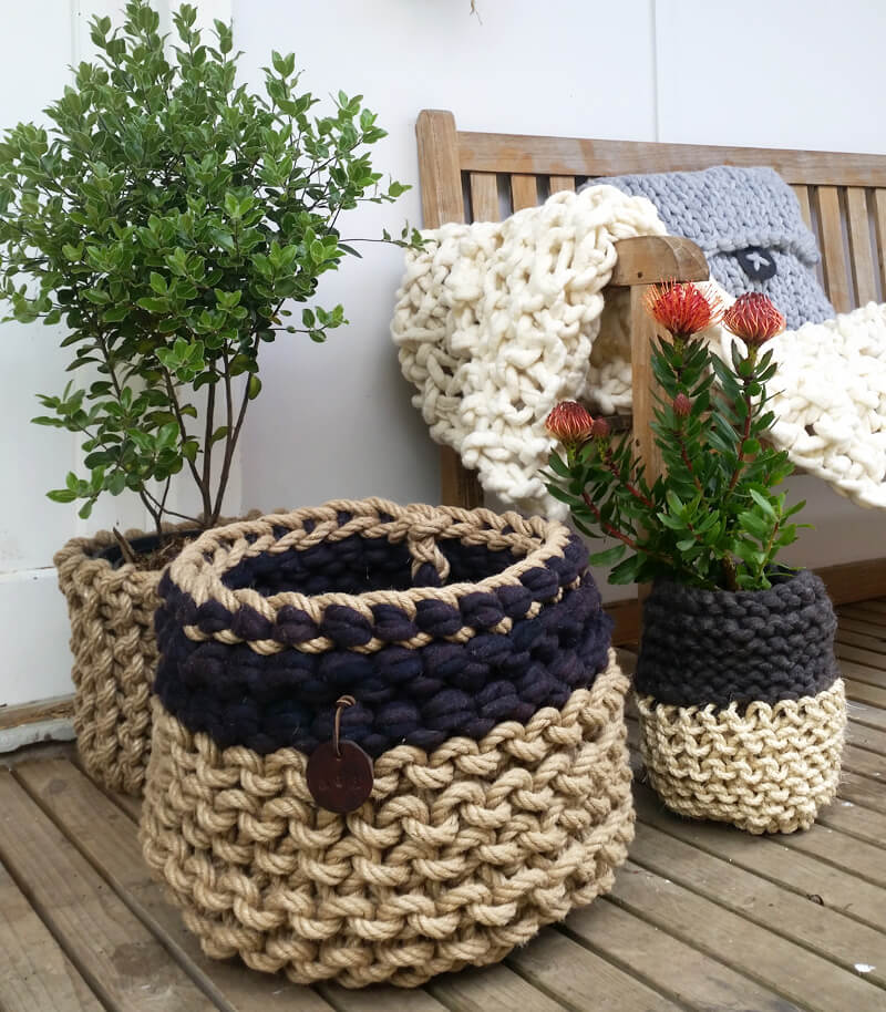 Chunky Knit Decor Projects