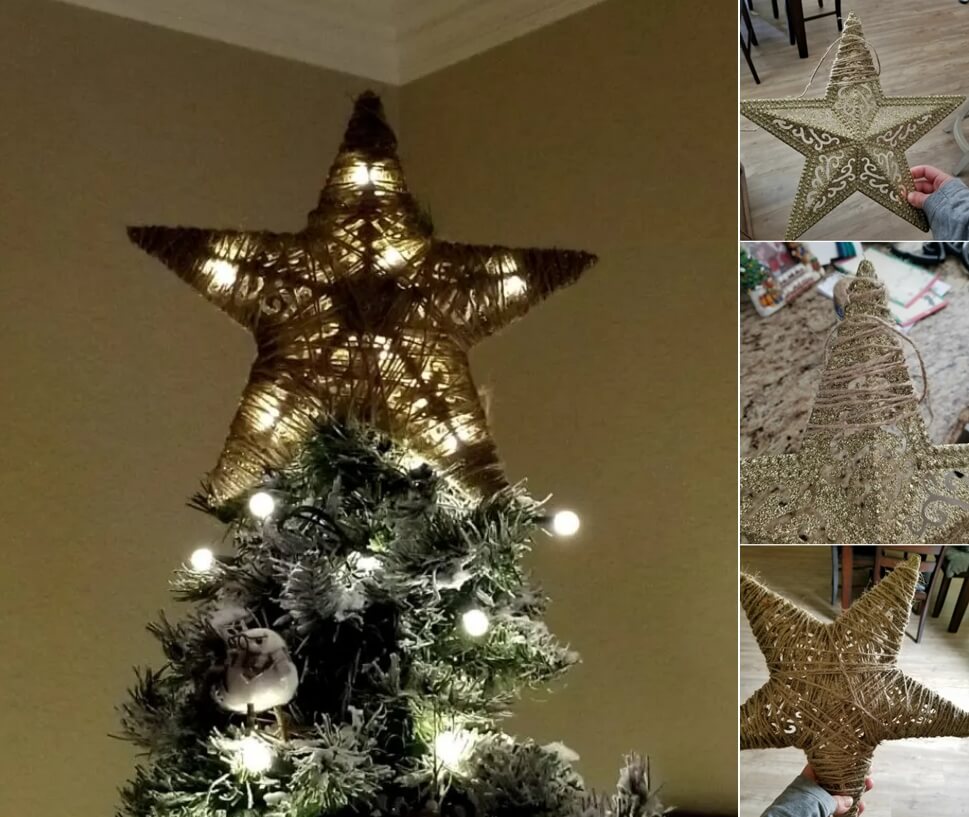 DIY Twine Christmas Decorations