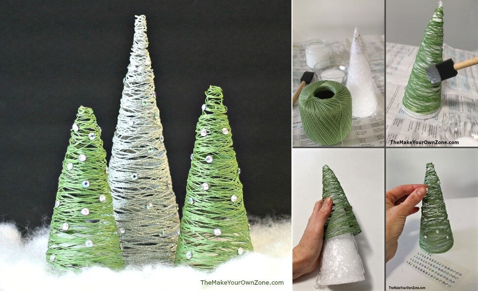 diy tabletop christmas tree