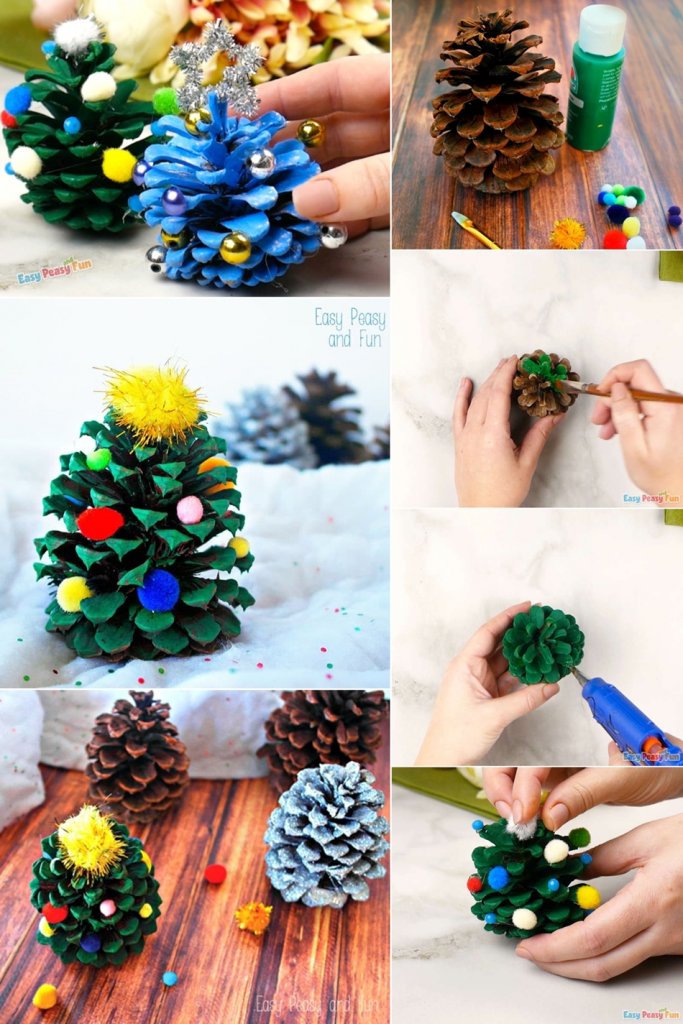 pinecone christmas decor 